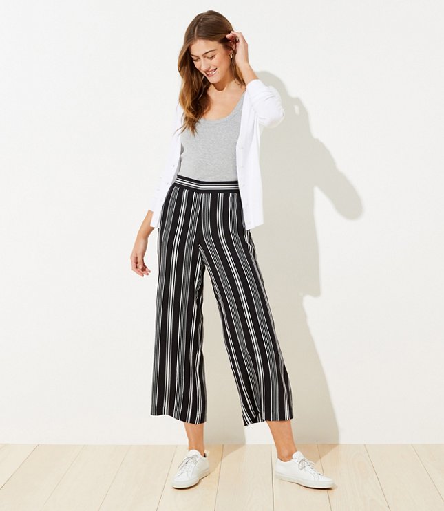 loft striped pants