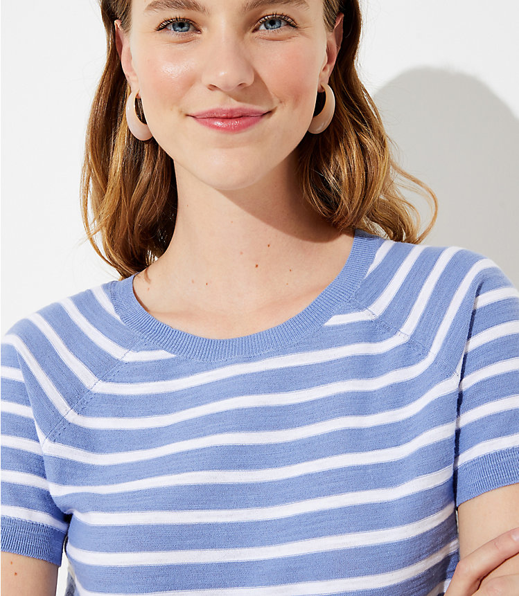 Striped Sweater Tee image number 1
