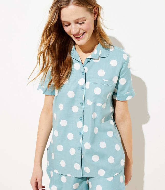 polka dot jumpsuit loft