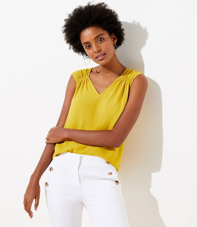 Smocked Trim Shell