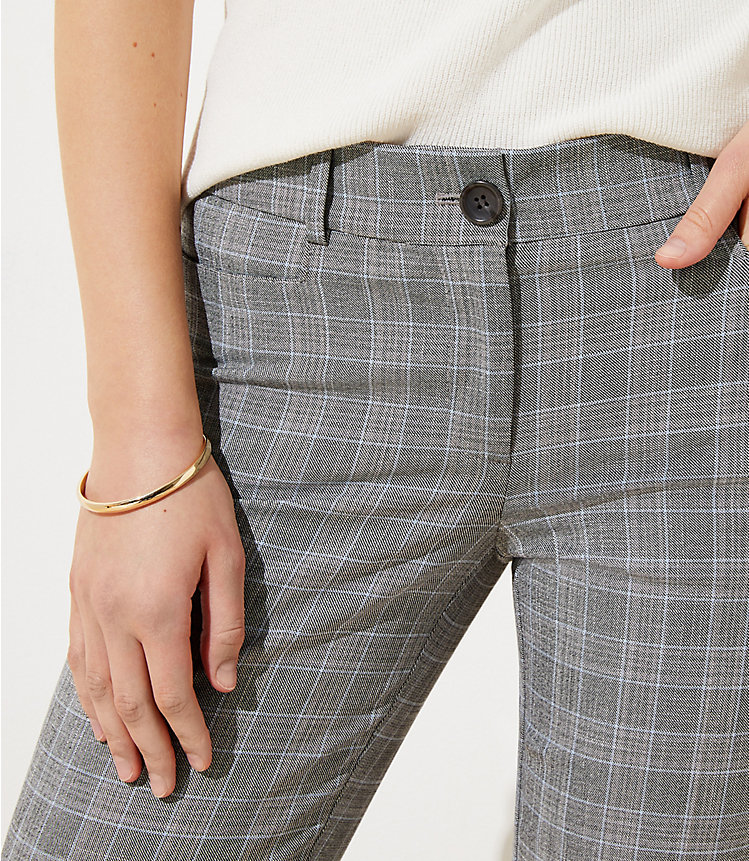 Plaid Trouser Pants in Curvy Fit image number 1