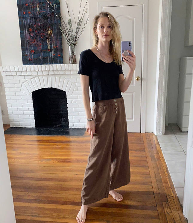 linen tee