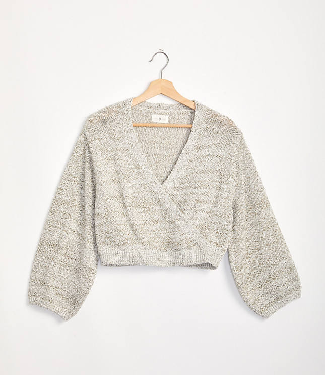 crossover wrap sweater
