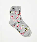 Floral Stripe Ankle Socks carousel Product Image 1