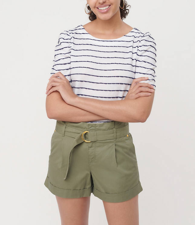 loft khaki shorts