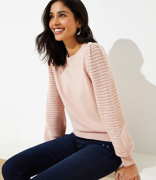 Stitched Sleeve Sweater