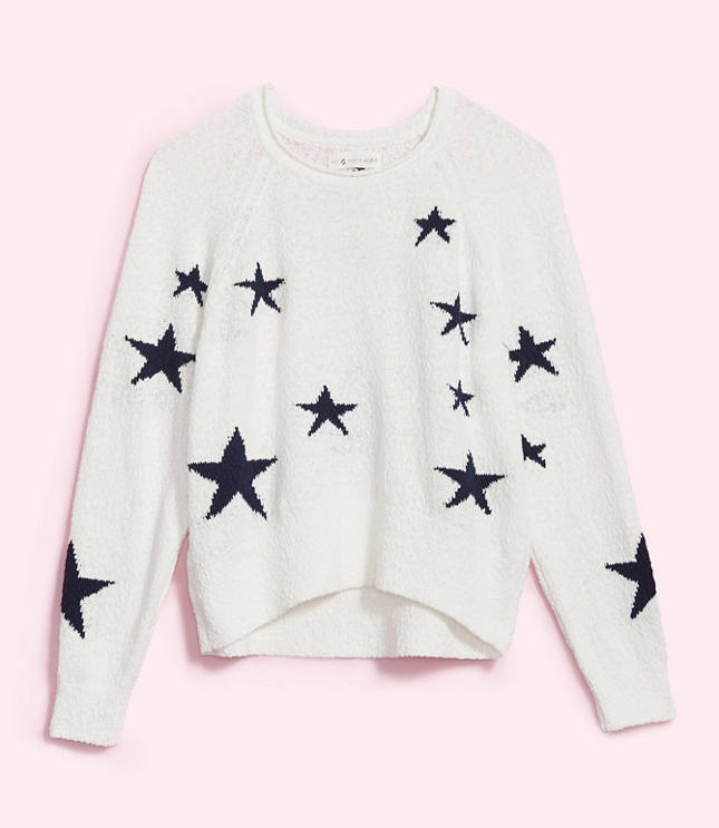 Loft star sweatshirt new arrivals