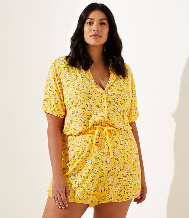 LOFT Plus Buttercup Pajama Shorts