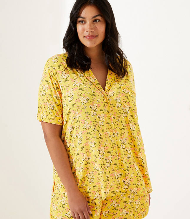 LOFT Plus Buttercup Pajama Top