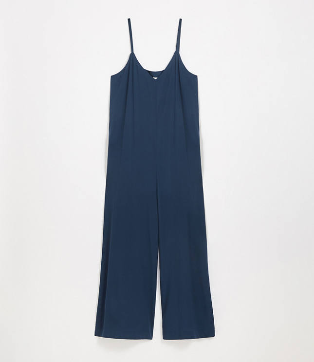 loft denim jumpsuit