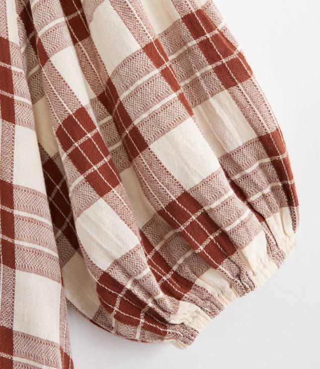 lou lou plaid midi dress