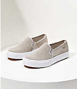 Keds Double Decker Perforated Suede Sneakers carousel Product Image 1