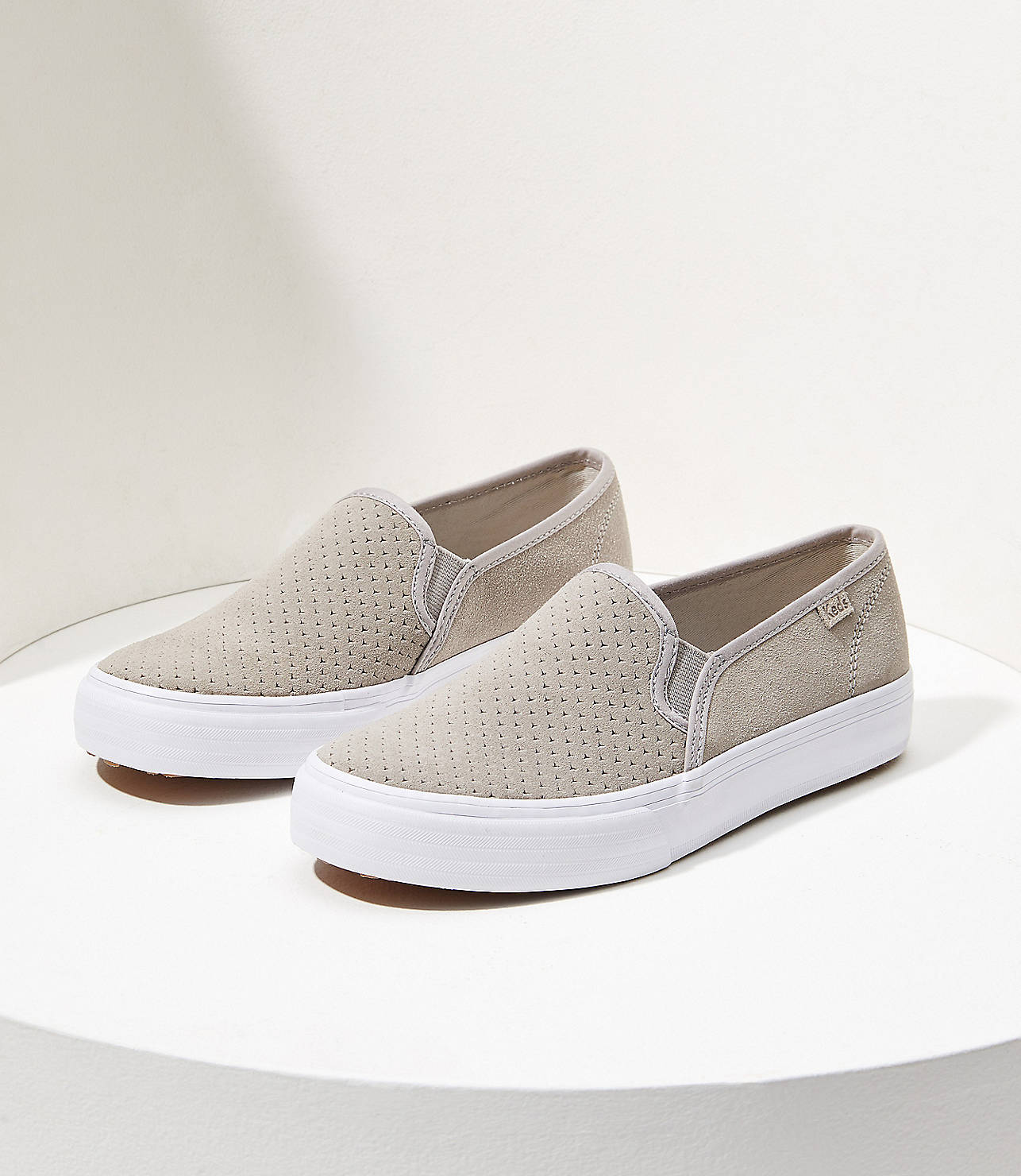 Keds Double Decker Perforated Suede Sneakers