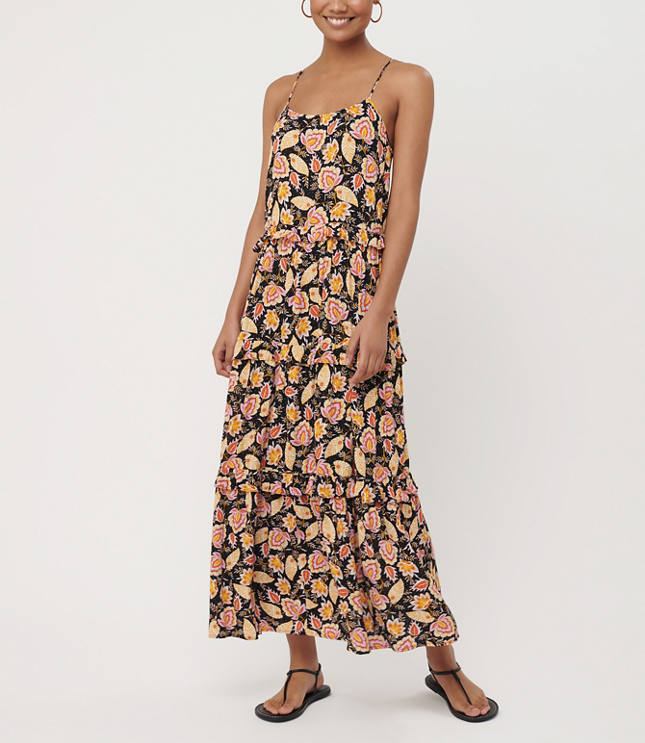 loft floral maxi dress
