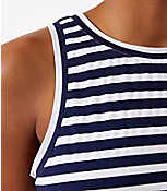 LOFT Beach Shimmer Striped Midi Dress carousel Product Image 2