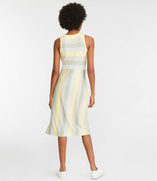 yellow grey dress