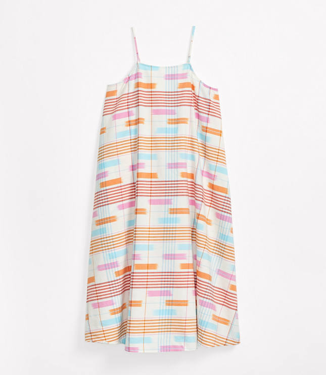 lou lou plaid midi dress