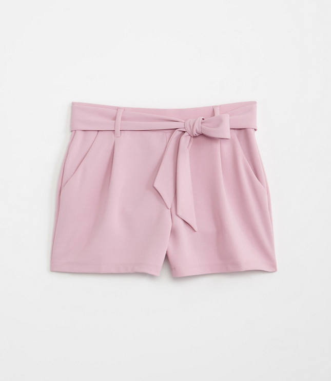 Tie Waist Fluid Shorts