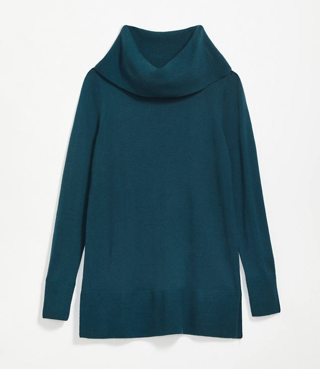 Cowl Neck Tunic Sweater