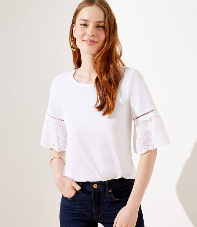 eyelet top