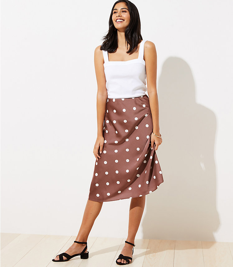Polka Dot Midi Skirt image number 2