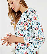 Floral Tie Back Bell Sleeve Dress carousel Product Image 2