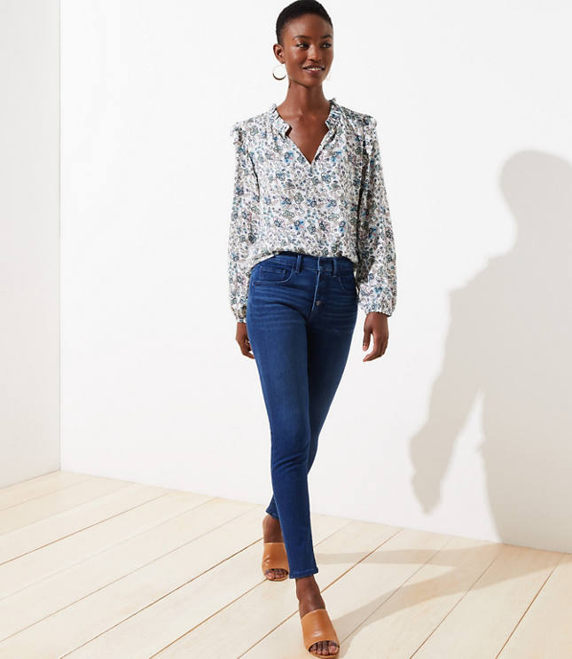 loft button fly jeans