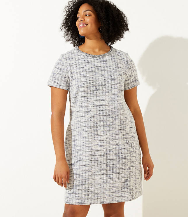 flattering shift dress