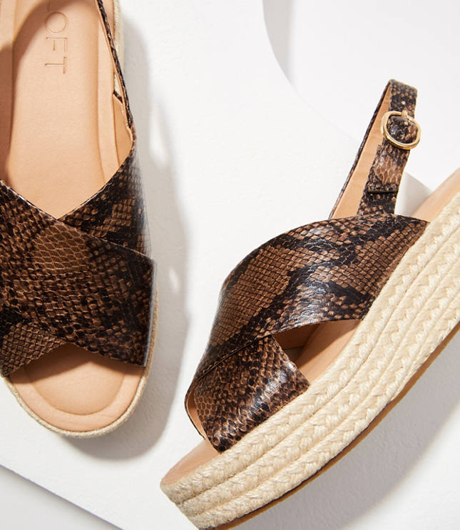 Espadrille Slingback Sandals