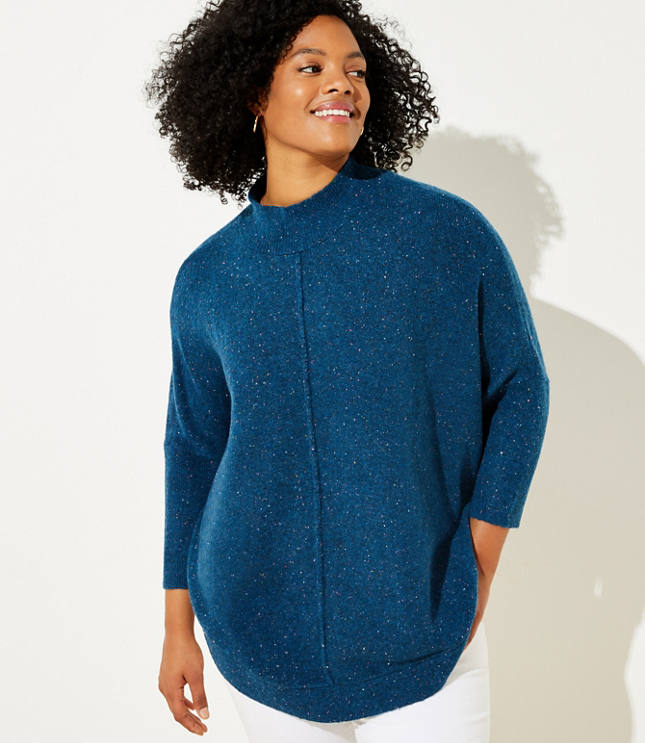 Women's plus clearance poncho sweater