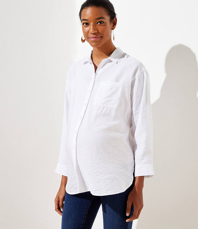 Loft maternity tops online