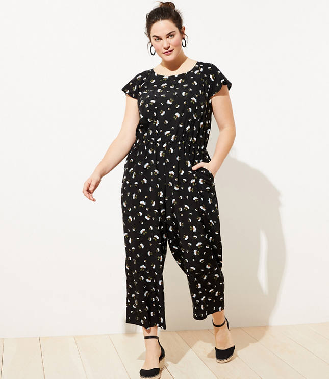 polka dot jumpsuit loft
