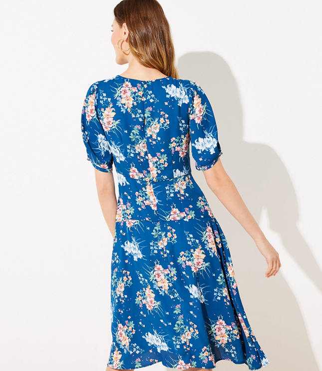 floral one piece dress