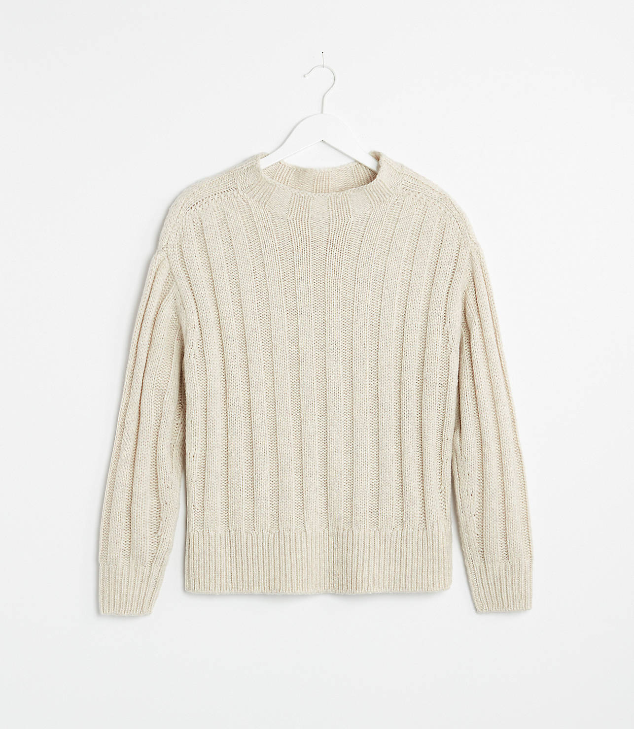 Lou & Grey Ribbed Mock Neck Sweater