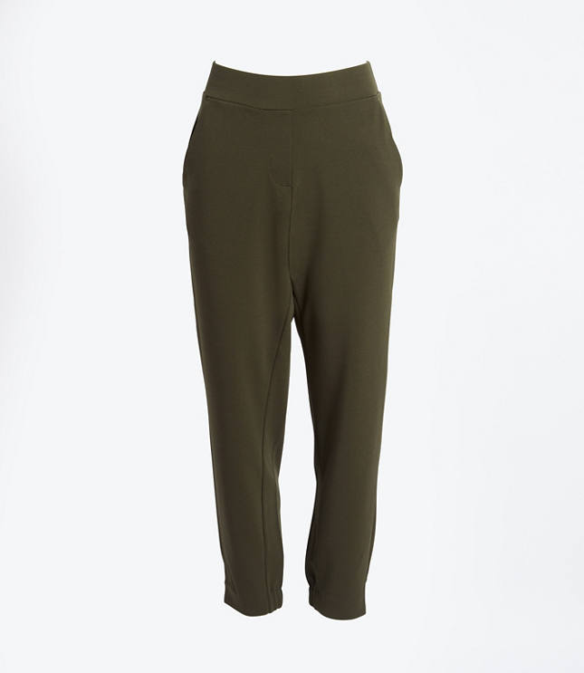 Slim Pull-On Ankle Pants