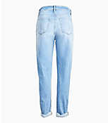 High Rise Slim Pocket Boyfriend Jeans in Vintage Light Indigo Wash carousel Product Image 3