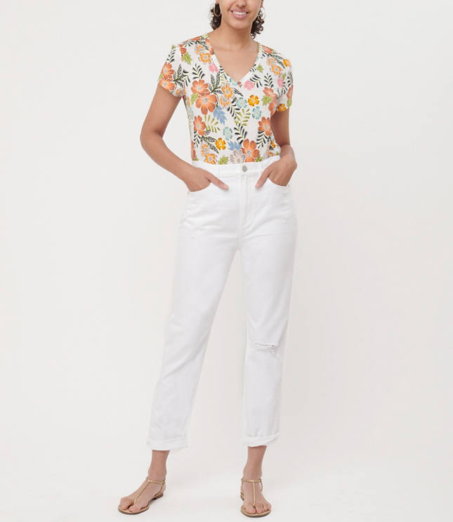 loft slim pocket jeans