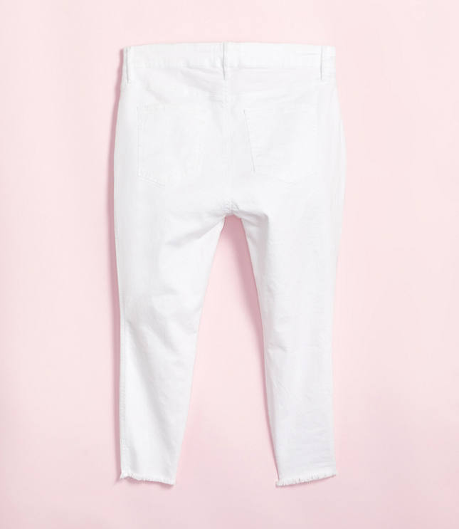 loft white jeans