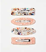 Resin Snap Hair Clip Set carousel Product Image 1