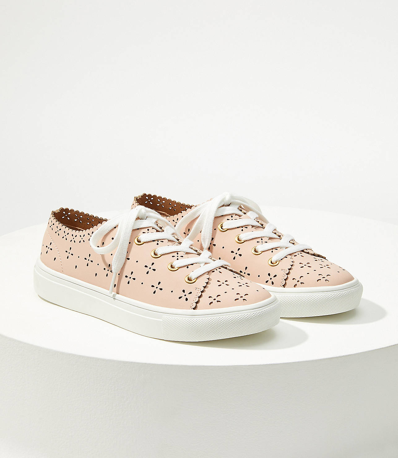 Eyelet Lace Up Sneakers