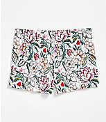 Floral Pajama Shorts carousel Product Image 3