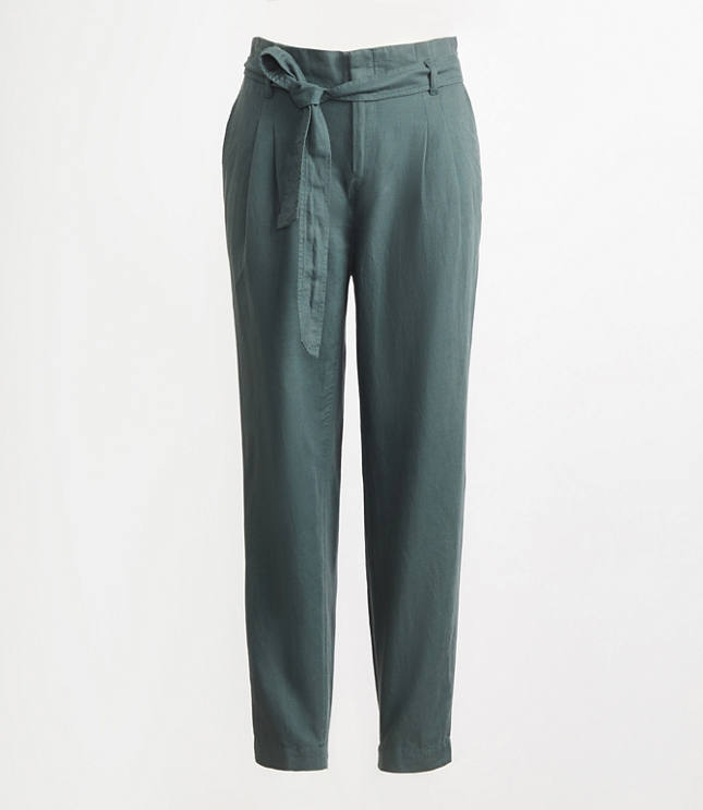 cotton tapered pants
