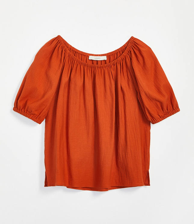 Smocked Peasant Top