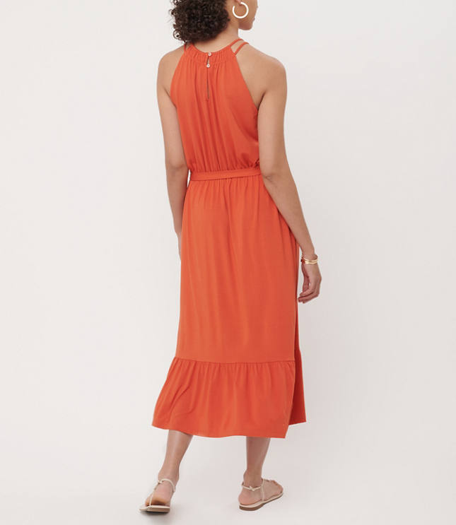 halter overall dress