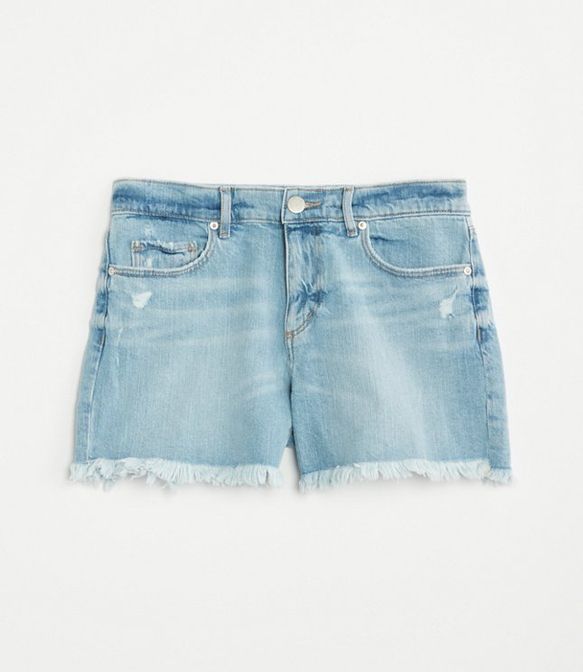the loft jean shorts