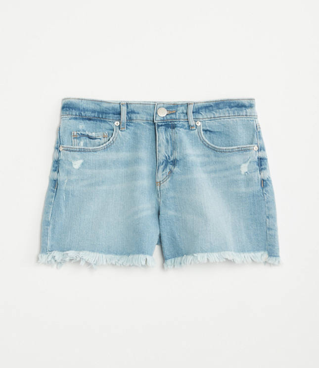 the loft jean shorts