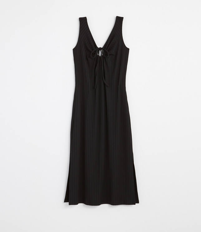 the loft black dress