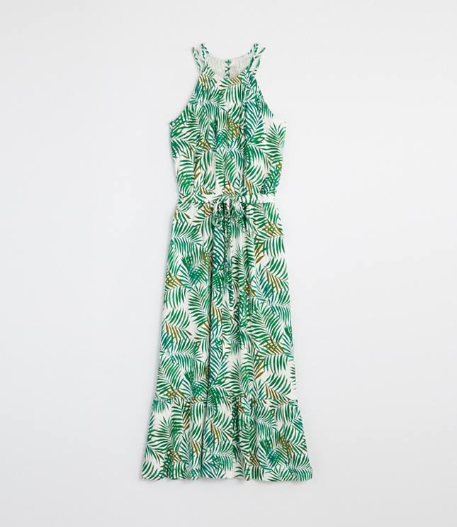 palm midi dress