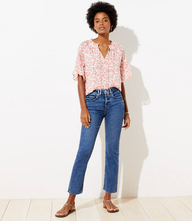 loft straight leg jeans