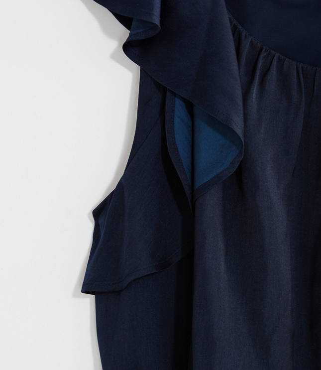 loft blue jumpsuit